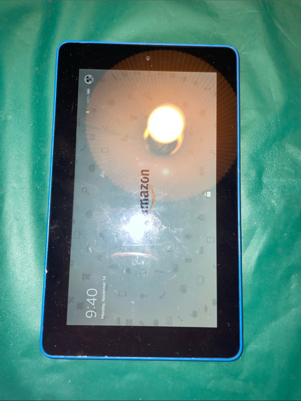 Amazon Tablet in Bright Blue